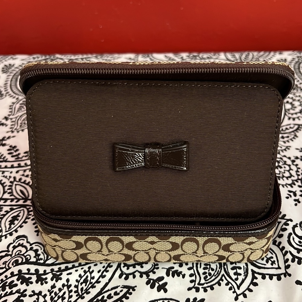 Coach Monogram Jewelry Case! - Picture 2 of 7